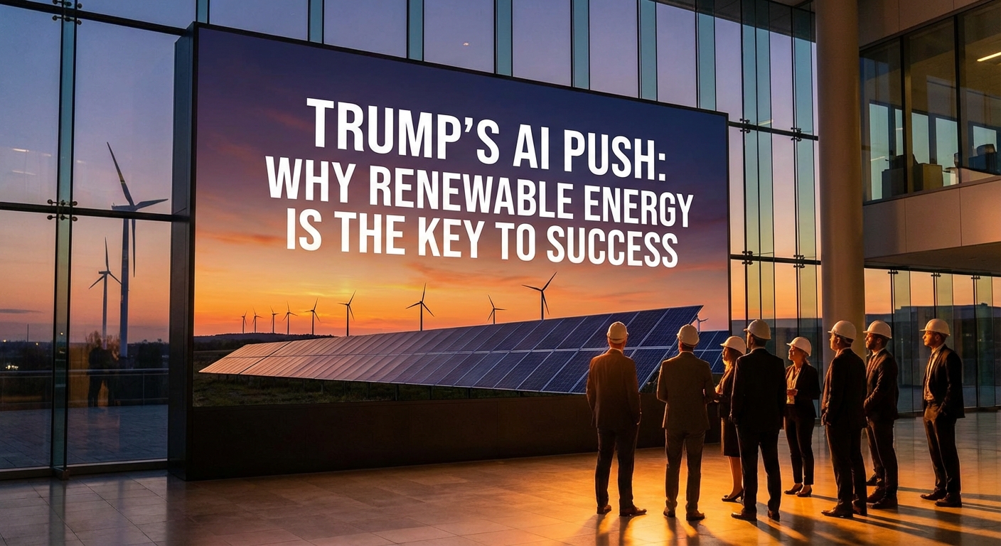 Trumps KI-Schub: Warum Erneuerbare Energien der Schlüssel zum Erfolg sind