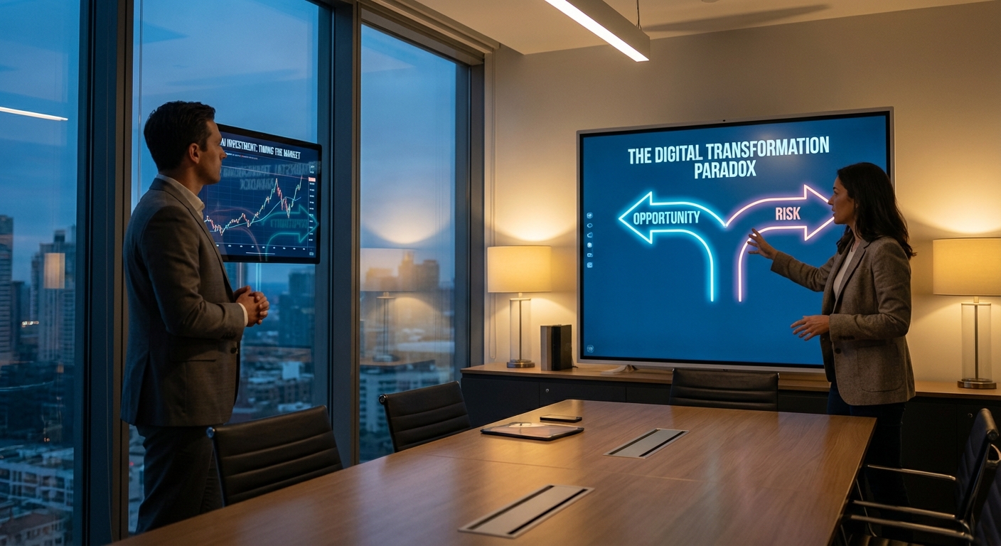 Ist dies der richtige Zeitpunkt, um in Künstliche Intelligenz zu investieren? Das Paradoxon der digitalen Transformation